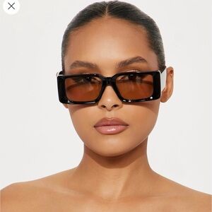 Fashion Nova Black Sunglasses